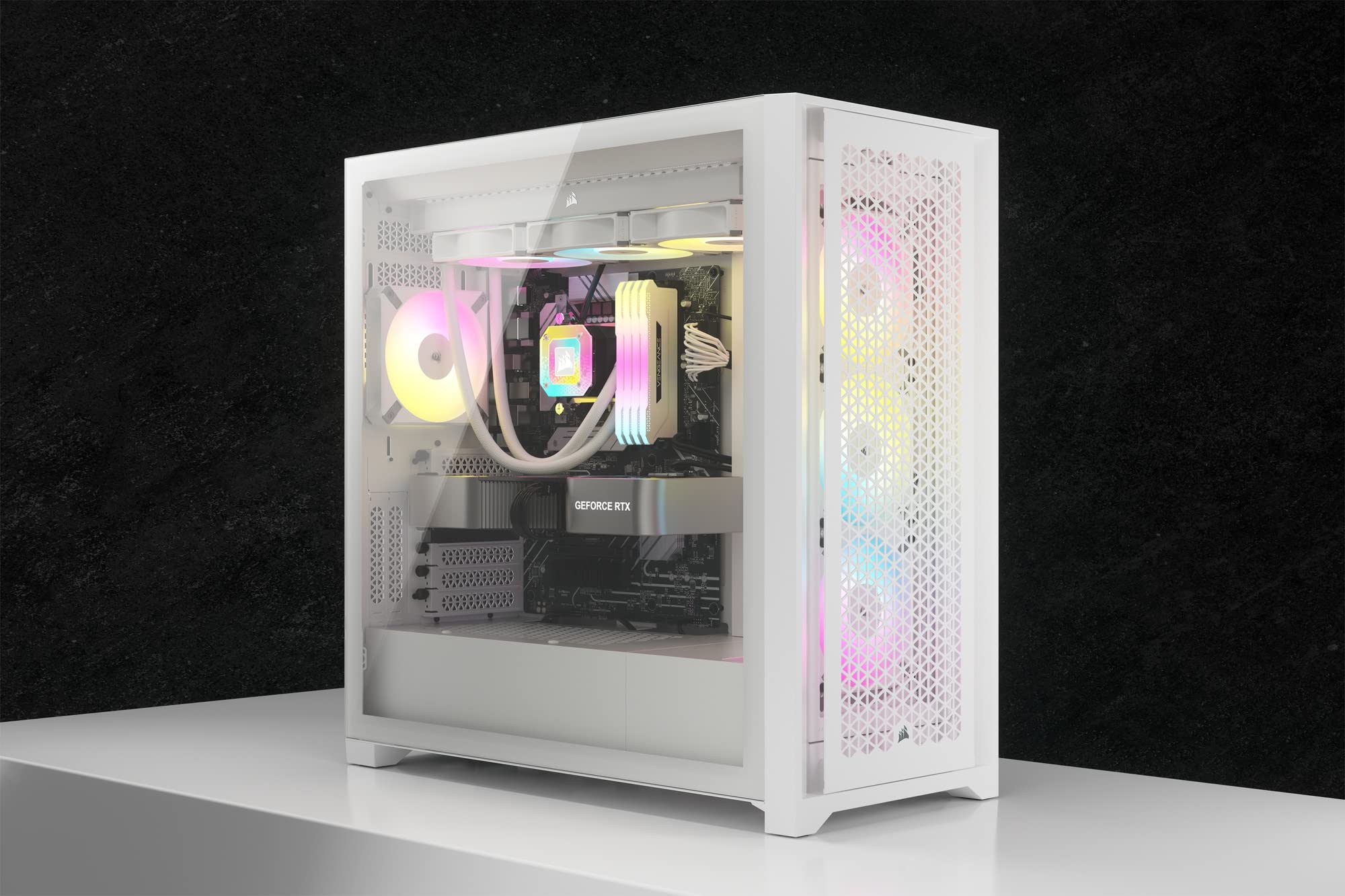 Amazon.co.jp: CORSAIR iCUE 5000D RGB AIRFLOW ミッドタワーケース